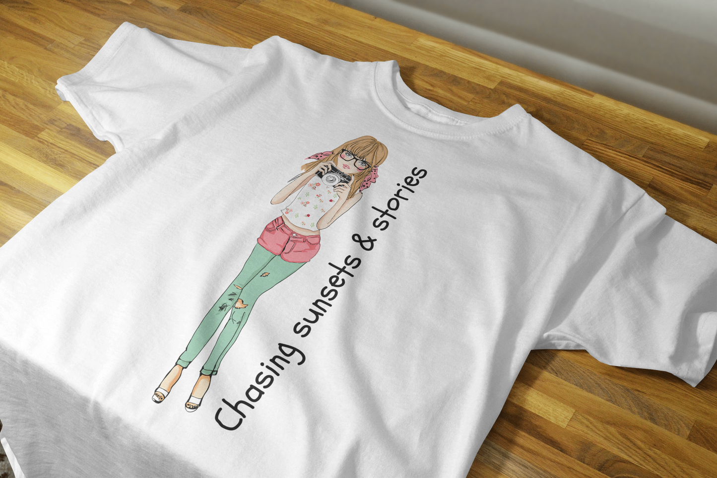 Women Printed Cotton T Shirt | Round Neck | Half Sleeves| 100% Cotton | Regular Fit T-Shirt | Teen | Teen Vibes