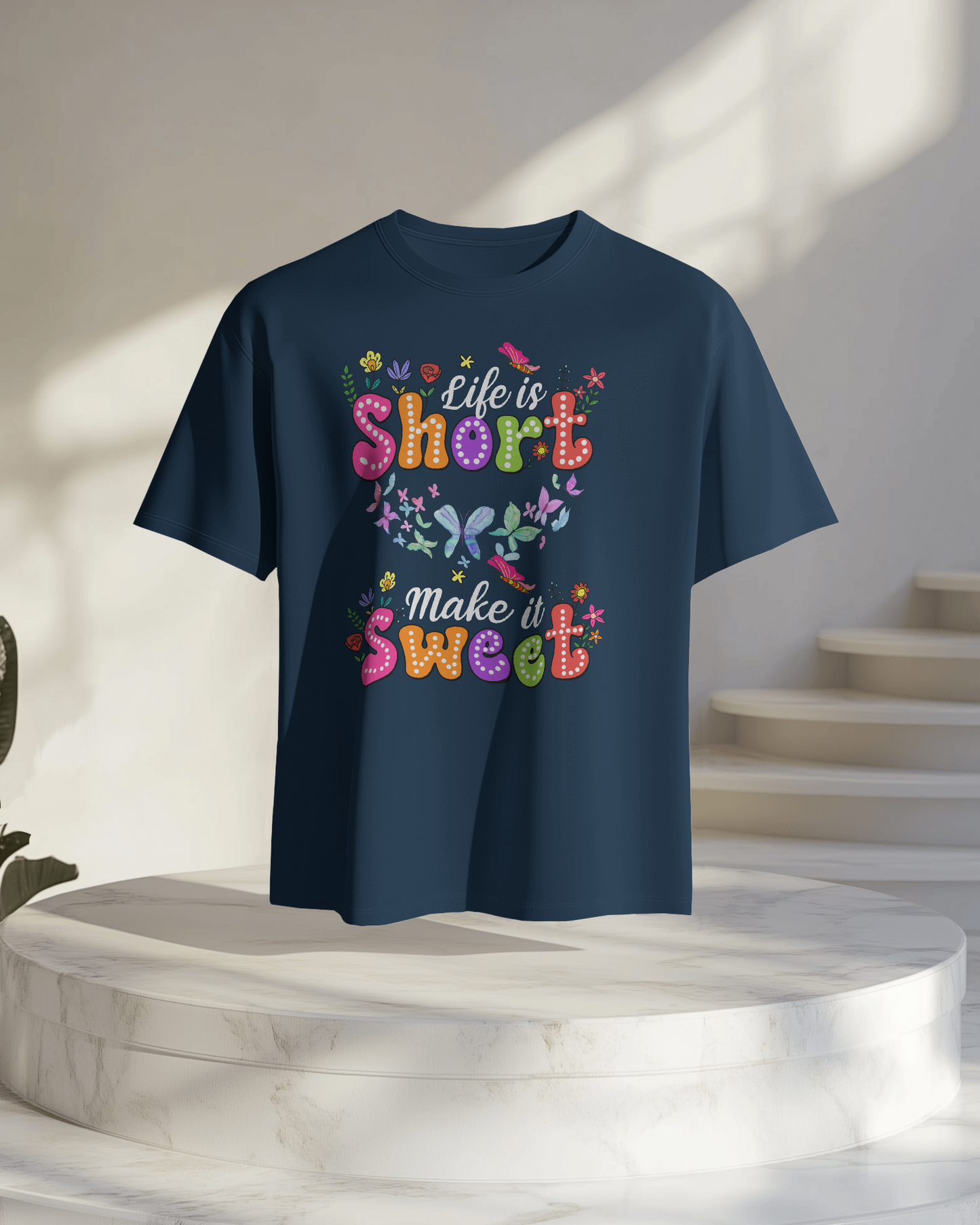 Women Oversize Tee | Printed | 100% Cotton T Shirt | Round Neck | Half Sleeves| Designed by NEOX | Vibrant Colors