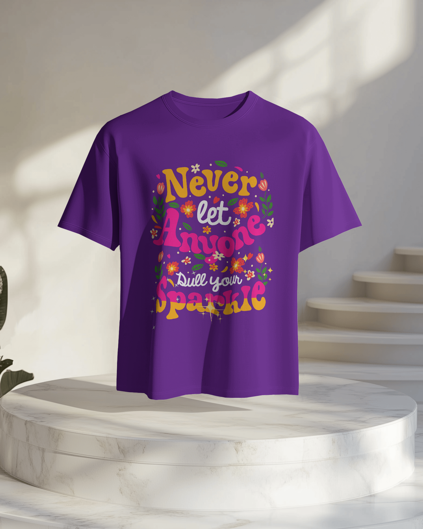 Oversize Tee Women | Printed | 100% Cotton T Shirt | Round Neck | Half Sleeves| Designed by NEOX | Vibrant Colors