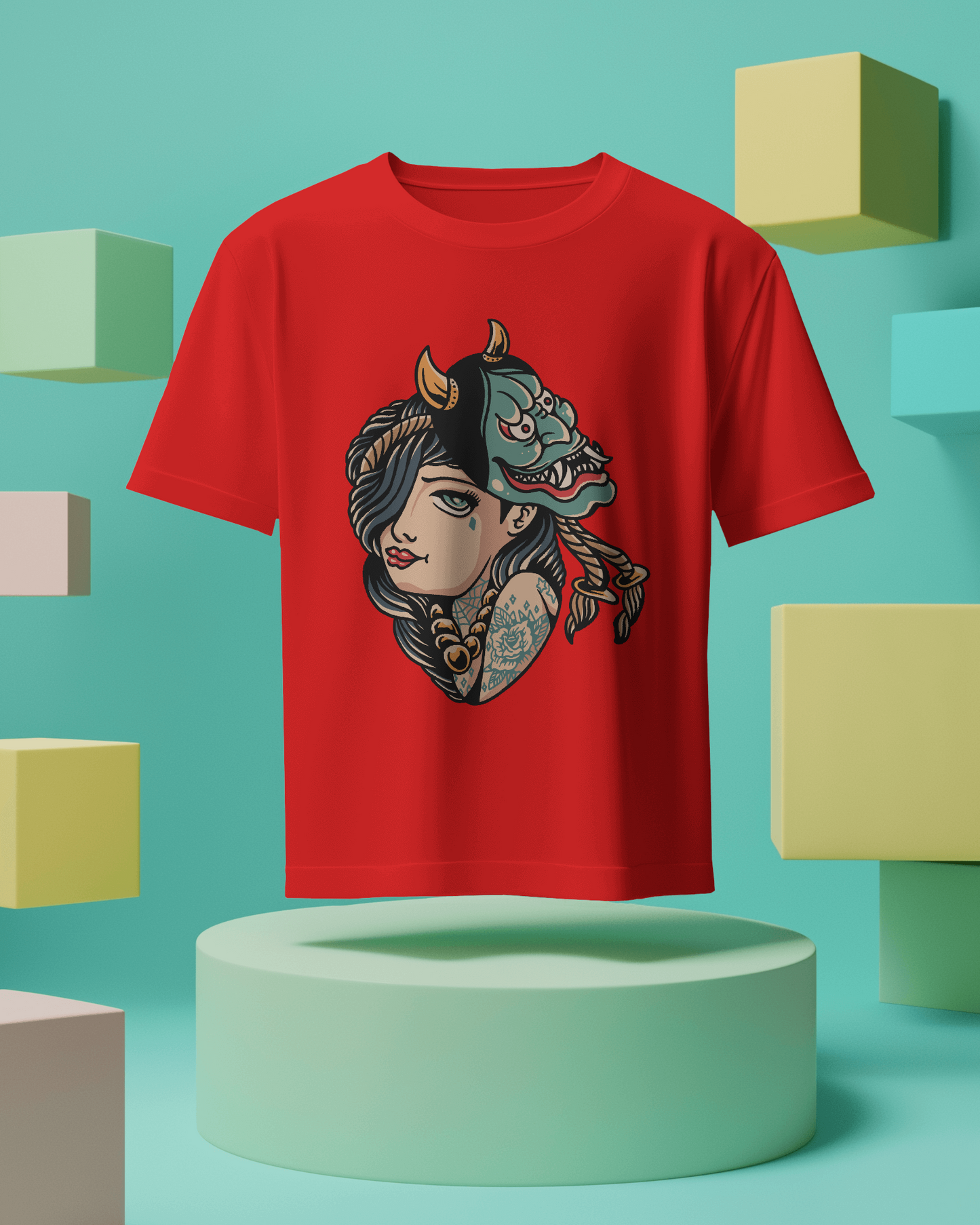 Women Oversize Tee |Street wear | Casual Wear | 100% Cotton T Shirt | Round Neck | Half Sleeves| Vibrant Colors