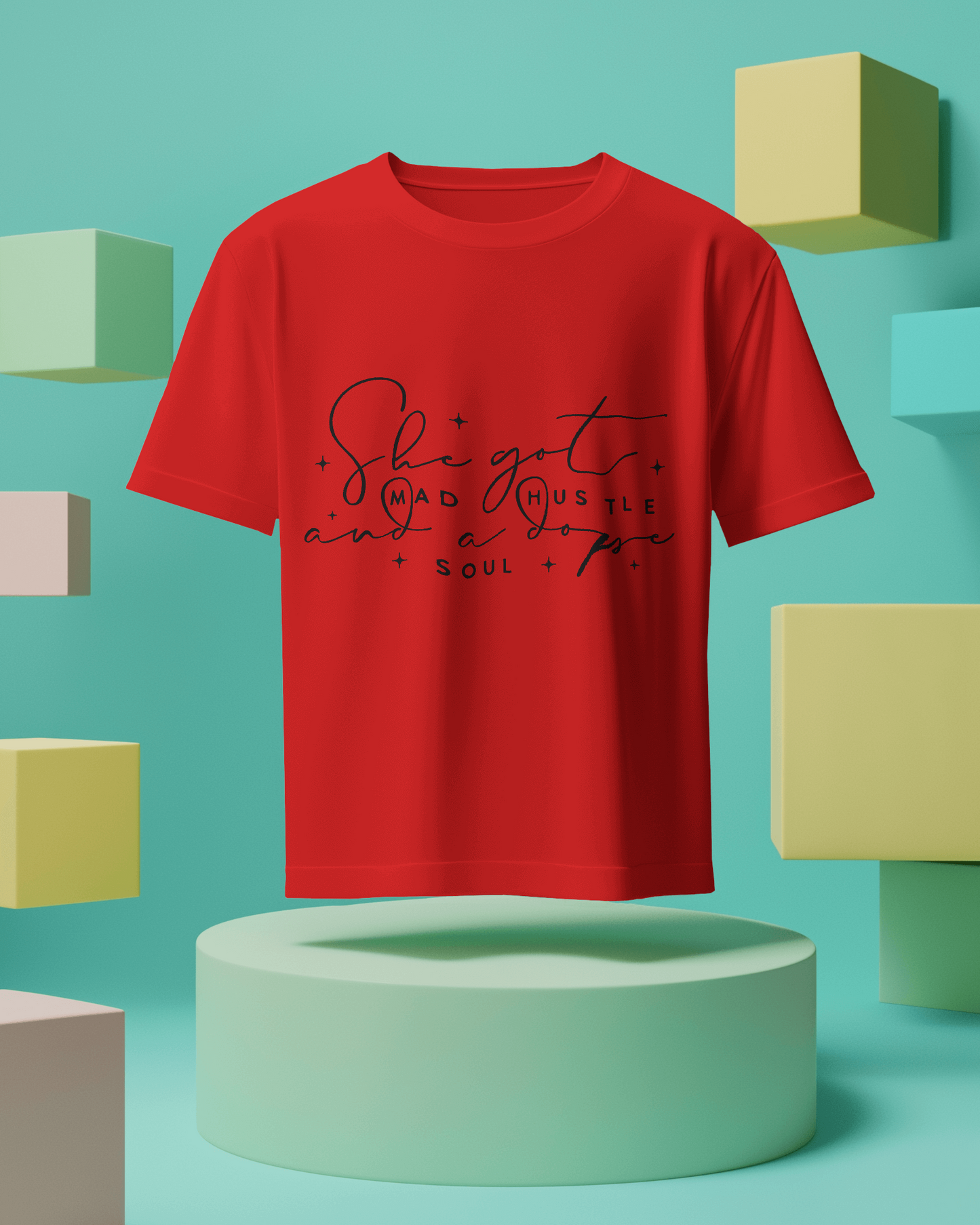 Women Oversize Tee | Printed | 100% Cotton T Shirt | Round Neck | Half Sleeves| Designed by NEOX | Vibrant Colors