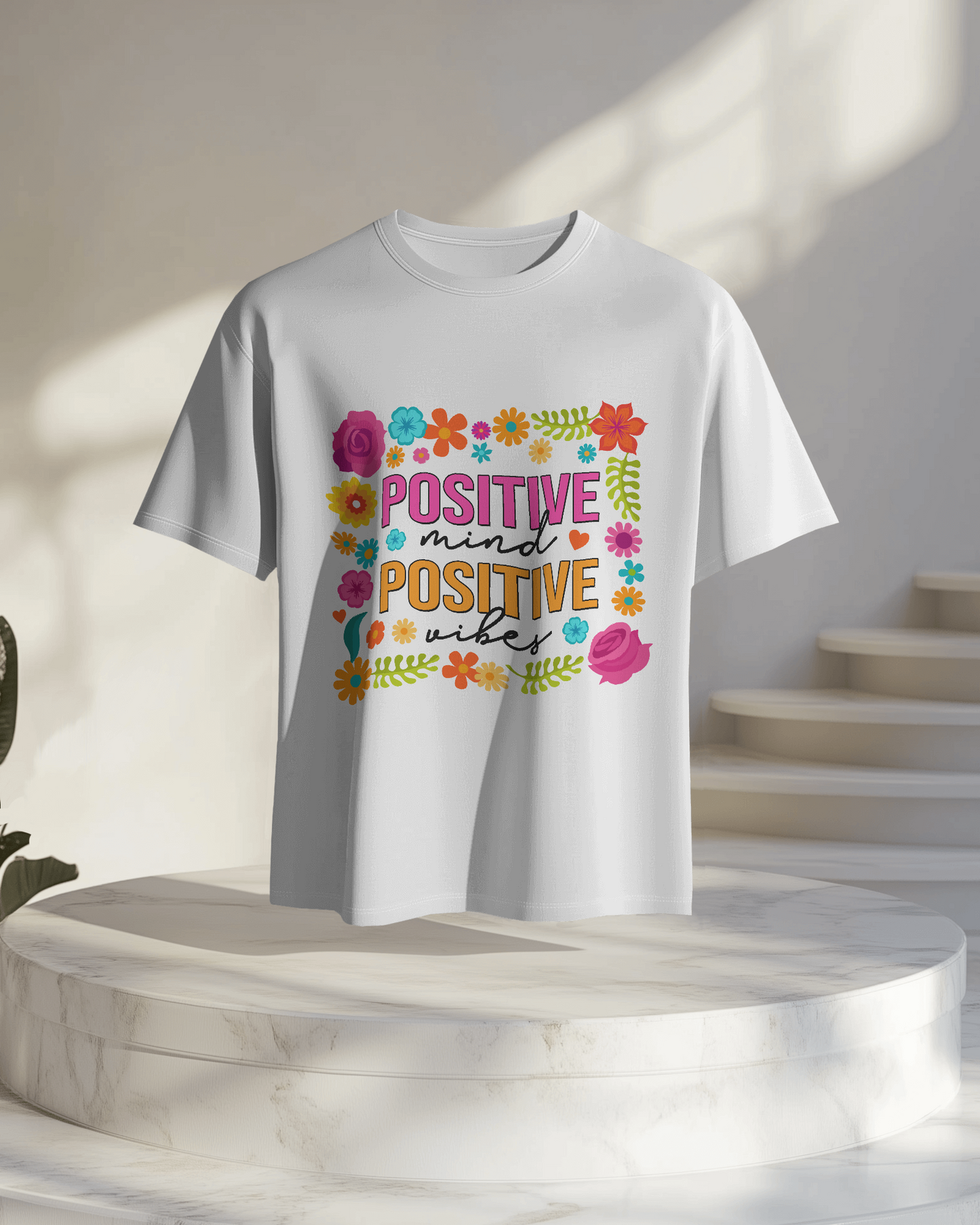 Women Oversize Tee | Printed | 100% Cotton T Shirt | Round Neck | Half Sleeves| Designed by NEOX | Vibrant Colors