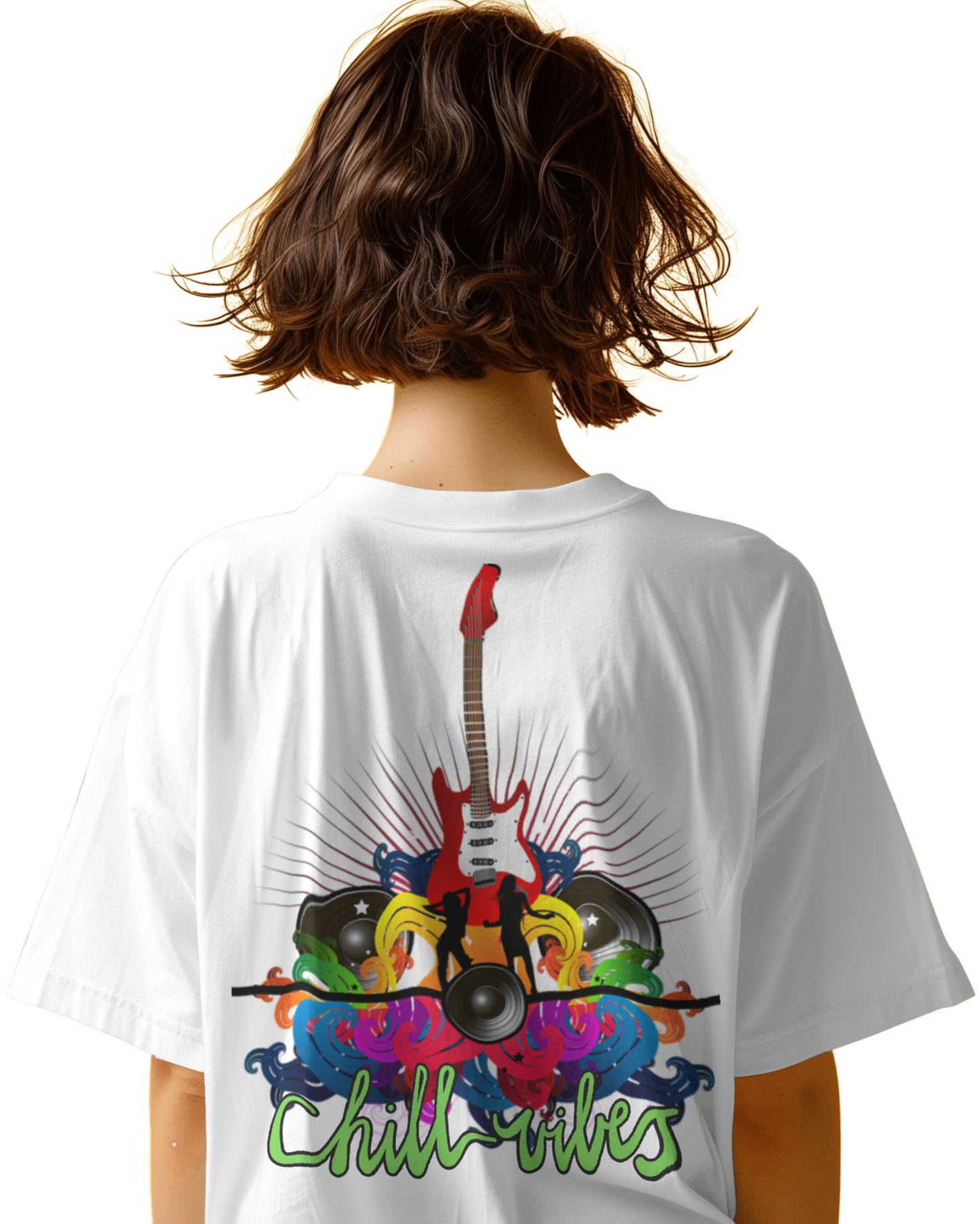 Oversize | Unisex Printed Cotton T Shirt | Round Neck | Half Sleeves|100% Cotton | Women | Men | Teen | Teen Vibes