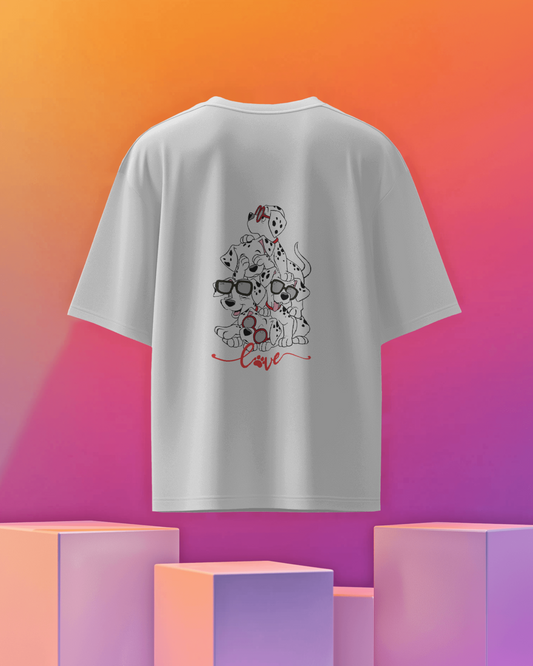 Oversize | Unisex Printed Cotton T Shirt | Round Neck | Half Sleeves|100% Cotton | Women | Men | Teen | Teen Vibes