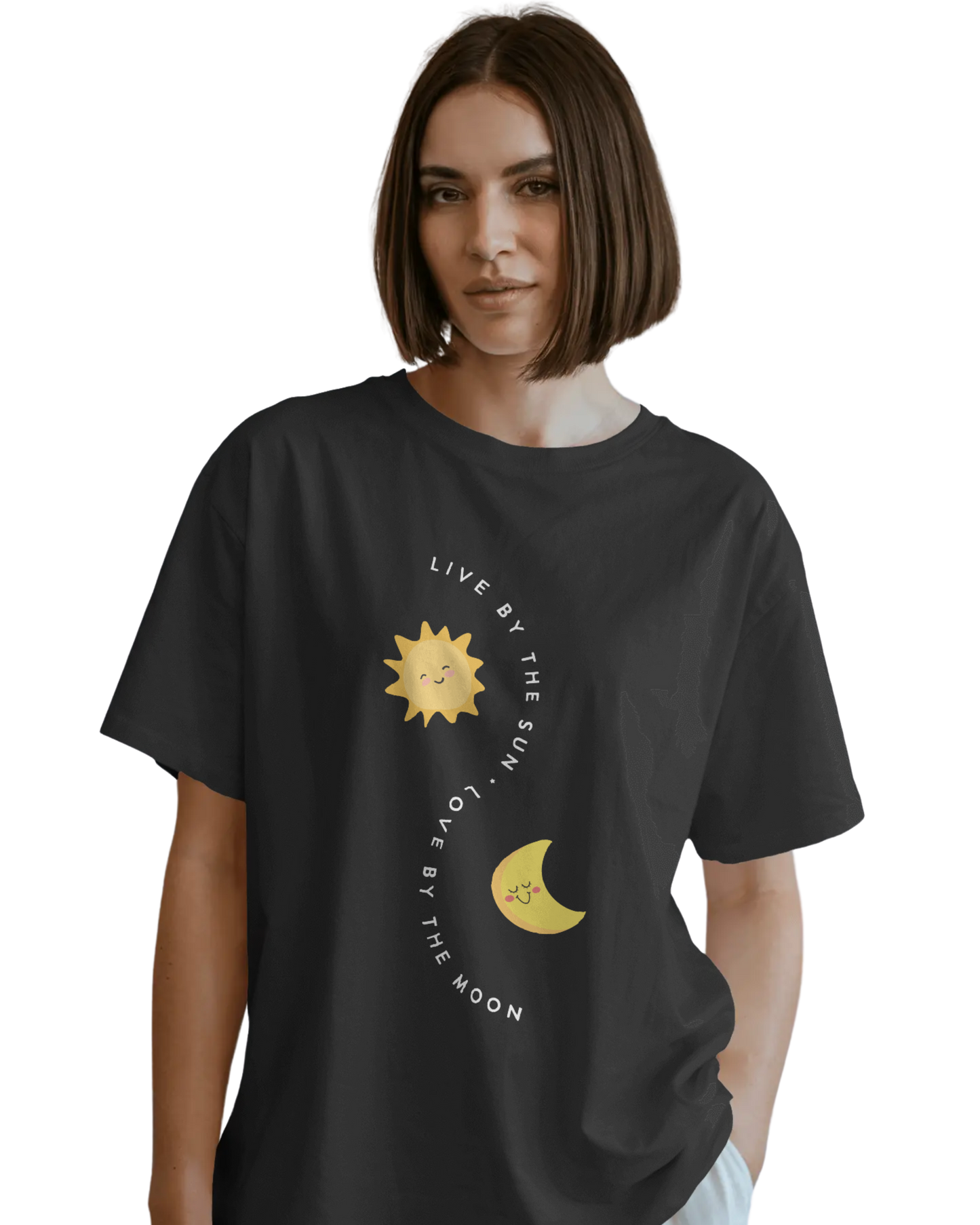 Women Oversize Tee | Printed | 100% Cotton T Shirt | Round Neck | Half Sleeves| Designed by NEOX | Vibrant Colors