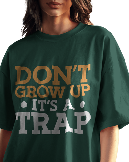 Women Oversize Tee |Street wear | Casual Wear | 100% Cotton T Shirt | Round Neck | Half Sleeves| Vibrant Colors