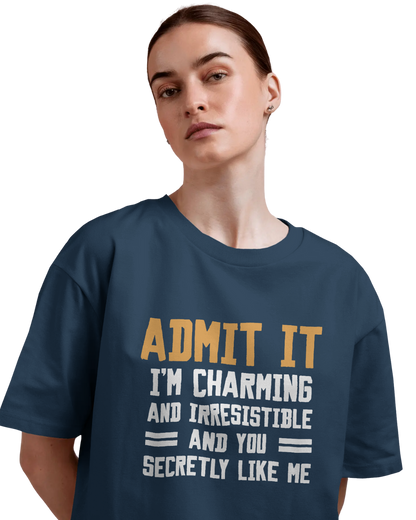 Women Oversize Tee |Street wear | Casual Wear | 100% Cotton T Shirt | Round Neck | Half Sleeves| Vibrant Colors