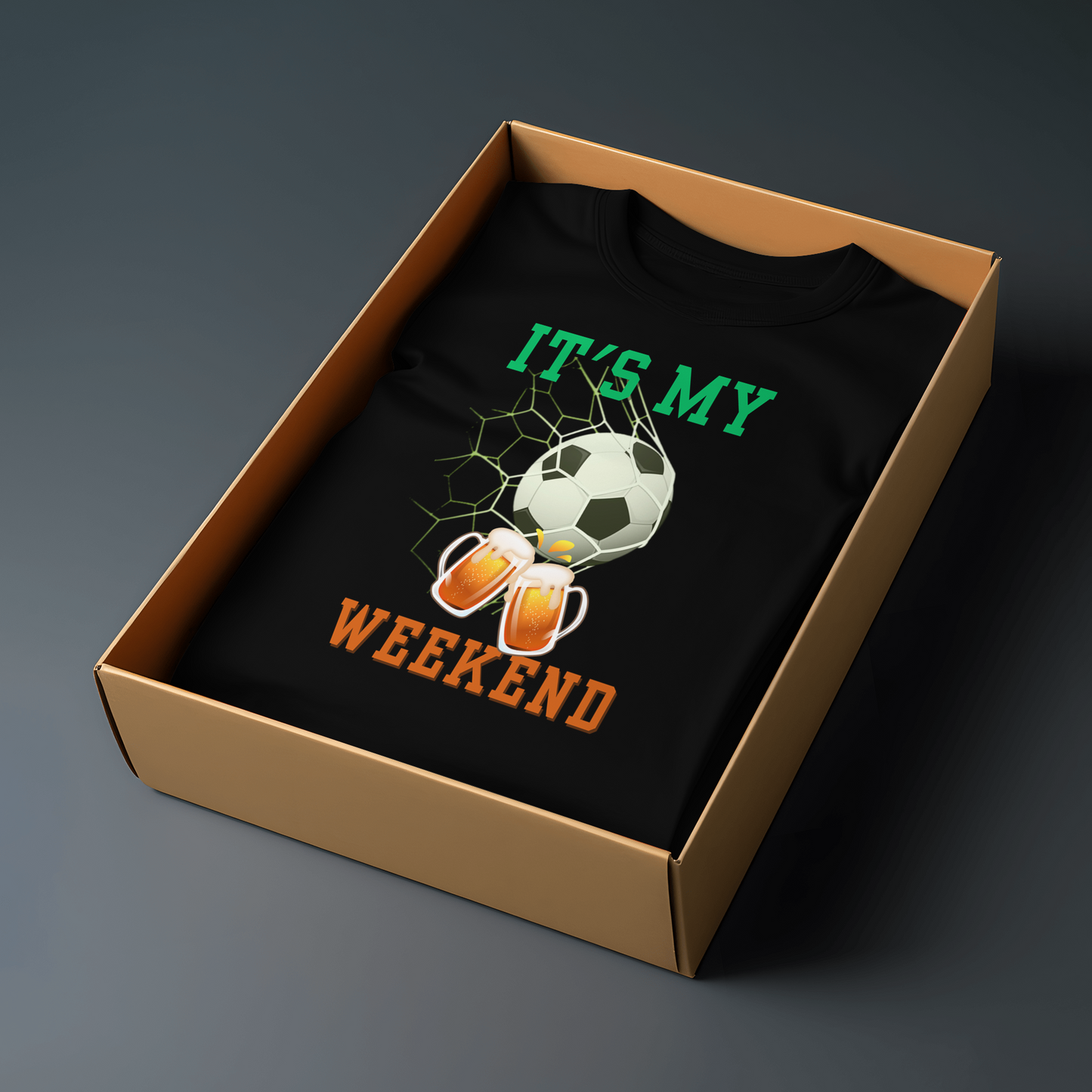 Men’s Printed Cotton T Shirt | Weekend |Round Neck | Half Sleeves|100% Cotton | Regular Fit T-Shirt | Teens | Teen Vibes