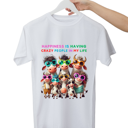Women Printed Cotton T Shirt | Round Neck | Half Sleeves| 100% Cotton | Regular Fit T-Shirt | Teen | Teen Vibes