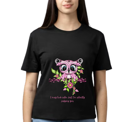 Women Printed Cotton T Shirt | Round Neck | Half Sleeves| 100% Cotton | Regular Fit T-Shirt | Teen | Teen Vibes