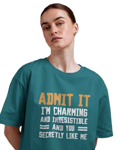 Women Oversize Tee |Street wear | Casual Wear | 100% Cotton T Shirt | Round Neck | Half Sleeves| Vibrant Colors