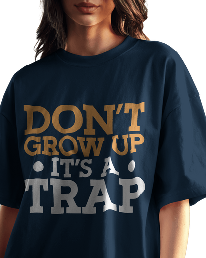 Women Oversize Tee |Street wear | Casual Wear | 100% Cotton T Shirt | Round Neck | Half Sleeves| Vibrant Colors