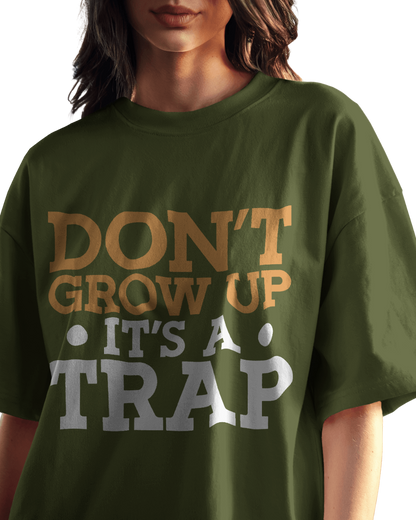 Women Oversize Tee |Street wear | Casual Wear | 100% Cotton T Shirt | Round Neck | Half Sleeves| Vibrant Colors