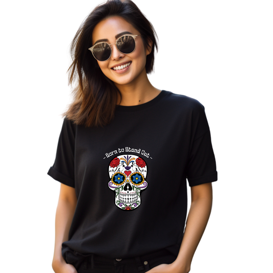 Women Printed Cotton T Shirt | Round Neck | Half Sleeves| 100% Cotton | Regular Fit T-Shirt | Teen | Teen Vibes