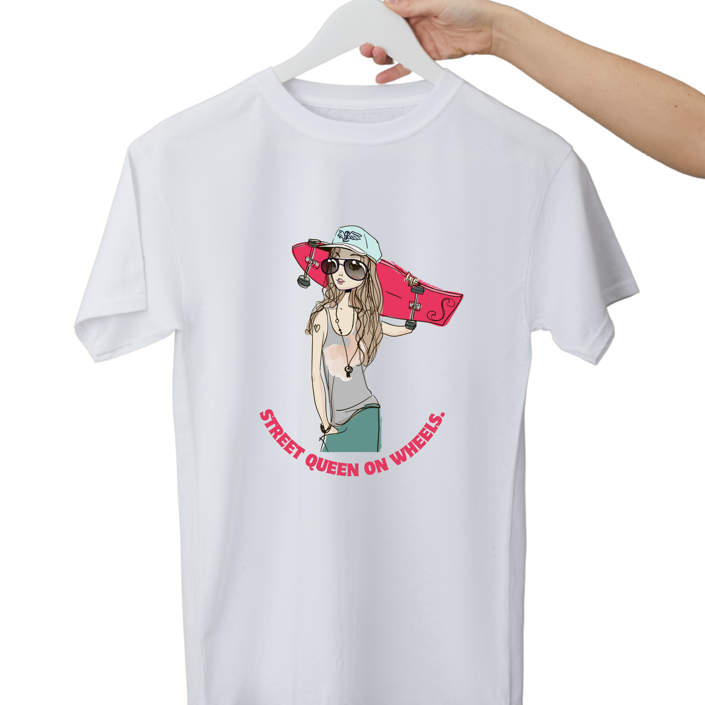 Women Printed Cotton T Shirt | Round Neck | Half Sleeves| 100% Cotton | Regular Fit T-Shirt | Teen | Teen Vibes