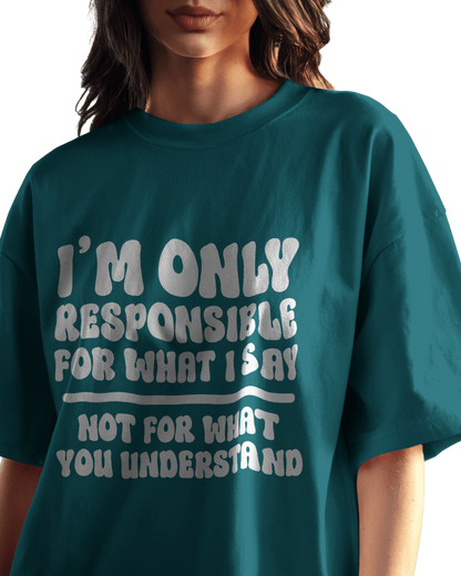 Women Oversize Tee |Street wear | Casual Wear | 100% Cotton T Shirt | Round Neck | Half Sleeves| Vibrant Colors