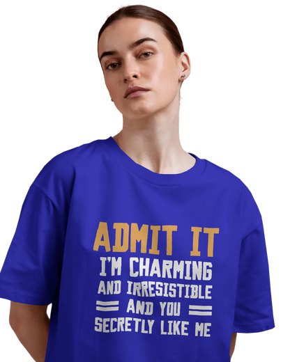 Women Oversize Tee |Street wear | Casual Wear | 100% Cotton T Shirt | Round Neck | Half Sleeves| Vibrant Colors
