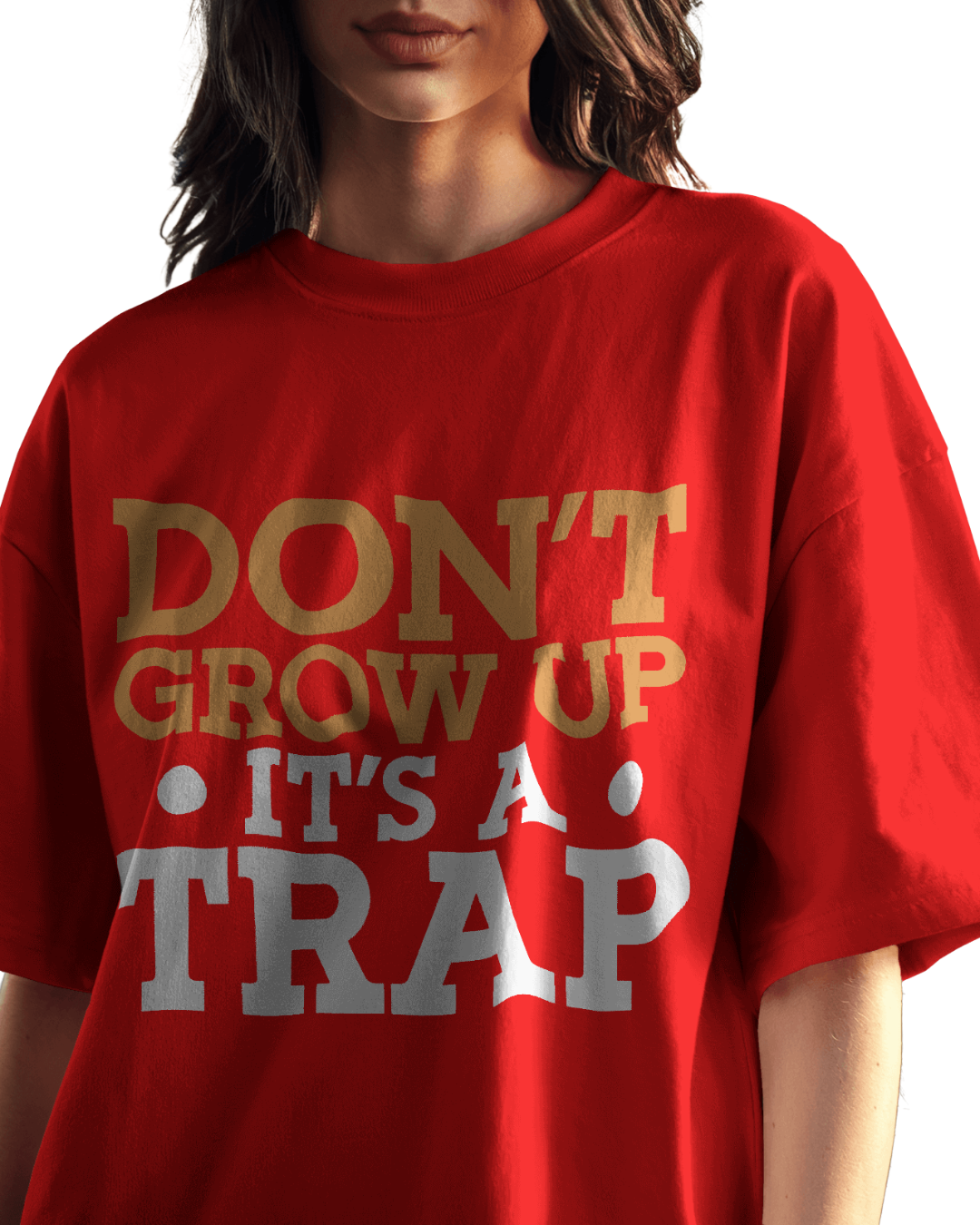 Women Oversize Tee |Street wear | Casual Wear | 100% Cotton T Shirt | Round Neck | Half Sleeves| Vibrant Colors