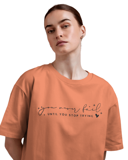 Women Oversize Tee | Printed | 100% Cotton T Shirt | Round Neck | Half Sleeves| Designed by NEOX | Vibrant Colors