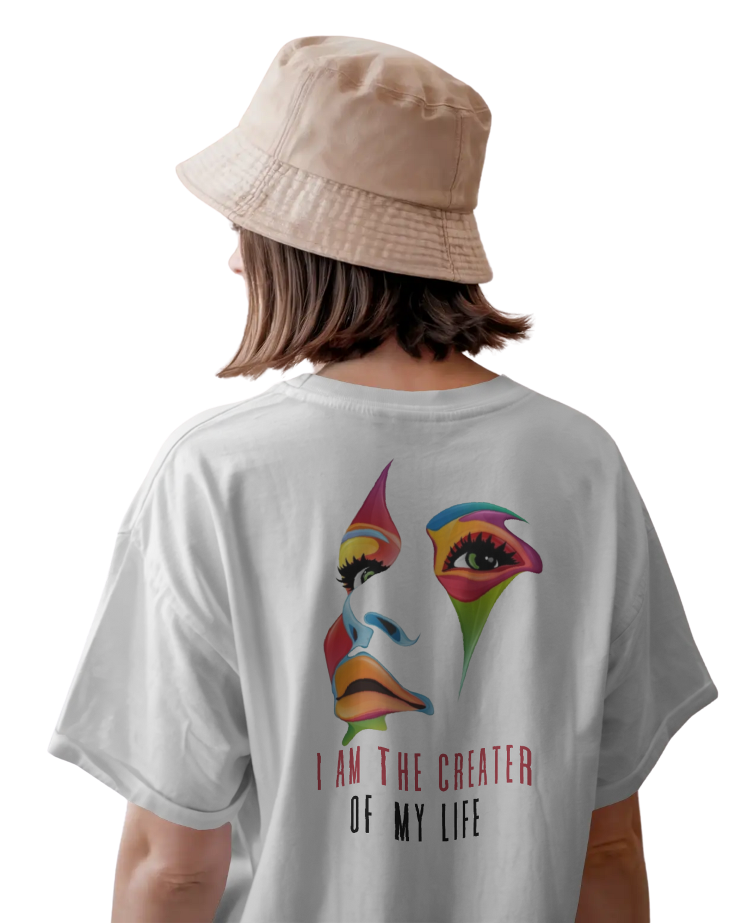 Women Oversize Tee | Printed | 100% Cotton T Shirt | Round Neck | Half Sleeves| Designed by NEOX | Vibrant Colors
