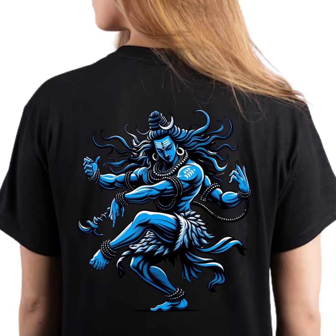 Unisex Printed Cotton T Shirt | Aastha | Round Neck | Half Sleeves|100% Cotton Regular Fit T-Shirt | Women | Men |