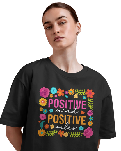 Women Oversize Tee | Printed | 100% Cotton T Shirt | Round Neck | Half Sleeves| Designed by NEOX | Vibrant Colors