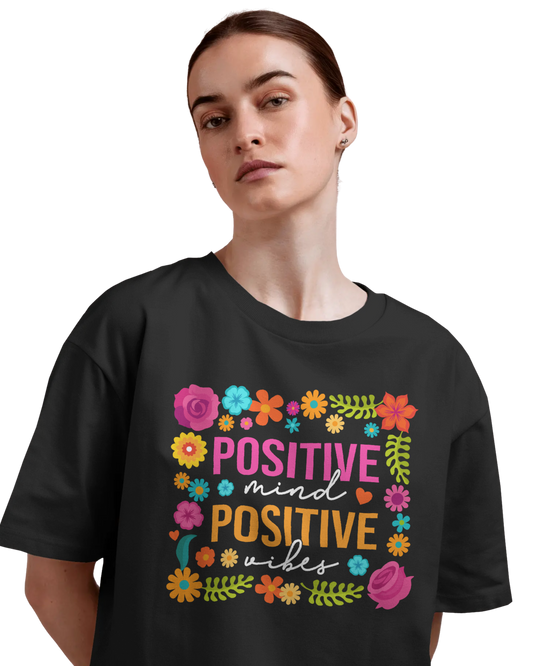 Women Oversize Tee | Printed | 100% Cotton T Shirt | Round Neck | Half Sleeves| Designed by NEOX | Vibrant Colors