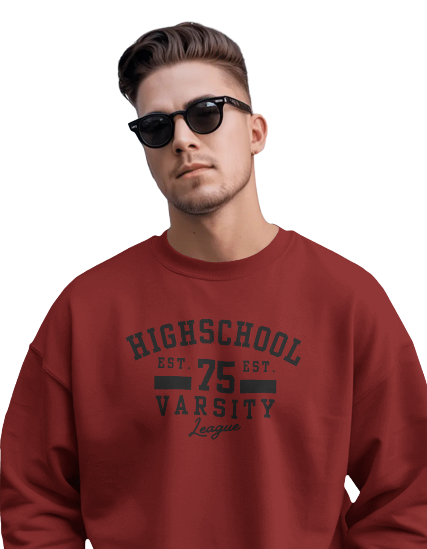 Unisex Oversize Sweatshirt | 400 GSM Heavyweight Fleece | Relaxed Fit | Premium Winter Wear | Men| Women |Teens | Frostline |Classic Sweatshirt |Warm & Soft