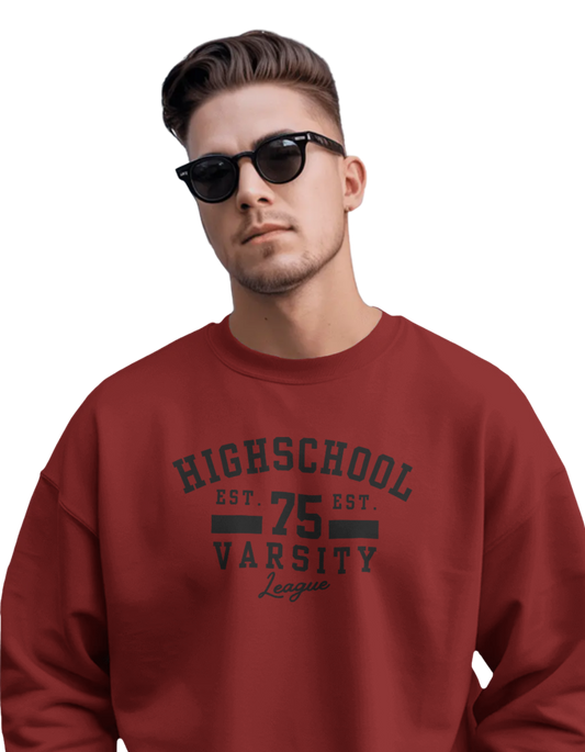 Unisex Oversize Sweatshirt | 400 GSM Heavyweight Fleece | Relaxed Fit | Premium Winter Wear | Men| Women |Teens | Frostline |Classic Sweatshirt |Warm & Soft