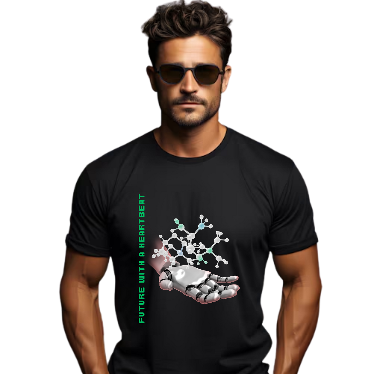 Men’s Printed Cotton T Shirt | Futuristic |Round Neck | Half Sleeves|100% Cotton | Regular Fit T-Shirt | Teens | Teen Vibes