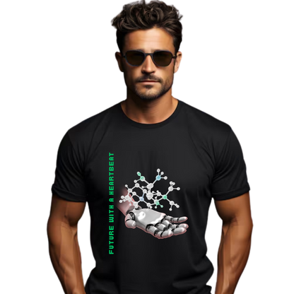 Men’s Printed Cotton T Shirt | Futuristic |Round Neck | Half Sleeves|100% Cotton | Regular Fit T-Shirt | Teens | Teen Vibes