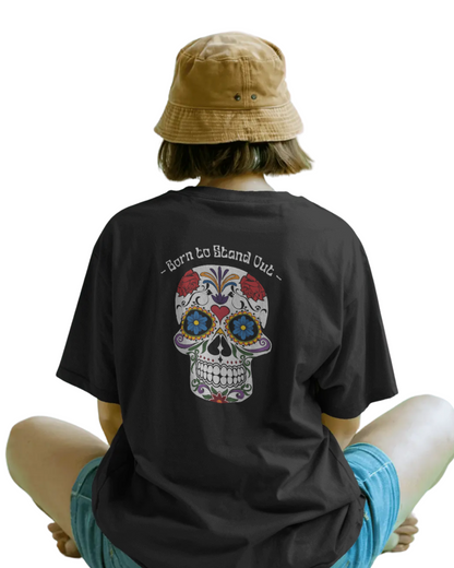 Oversize | Unisex Printed Cotton T Shirt | Round Neck | Half Sleeves|100% Cotton | Women | Men | Teen | Teen Vibes