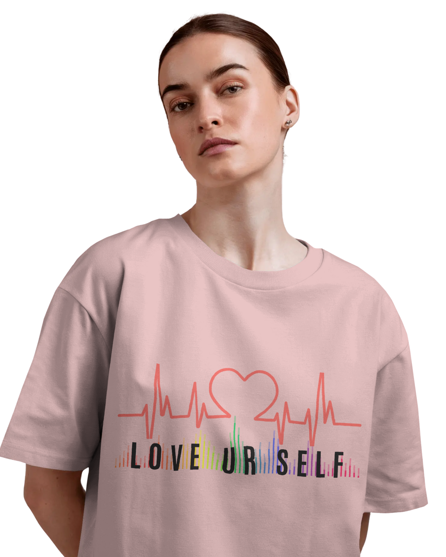 Women Oversize Tee | Printed | 100% Cotton T Shirt | Round Neck | Half Sleeves| Designed by NEOX | Vibrant Colors