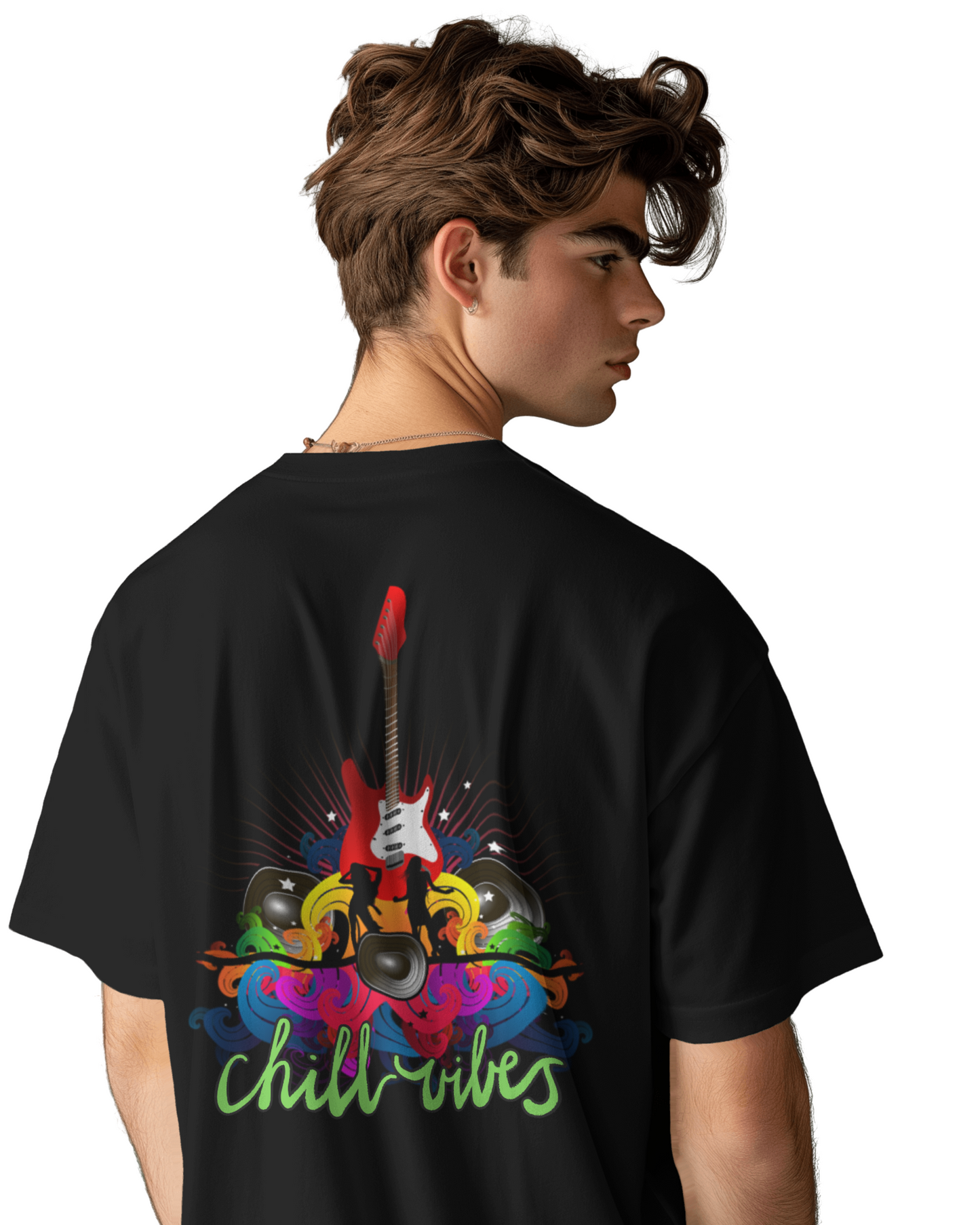 Oversize | Unisex Printed Cotton T Shirt | Round Neck | Half Sleeves|100% Cotton | Women | Men | Teen | Teen Vibes