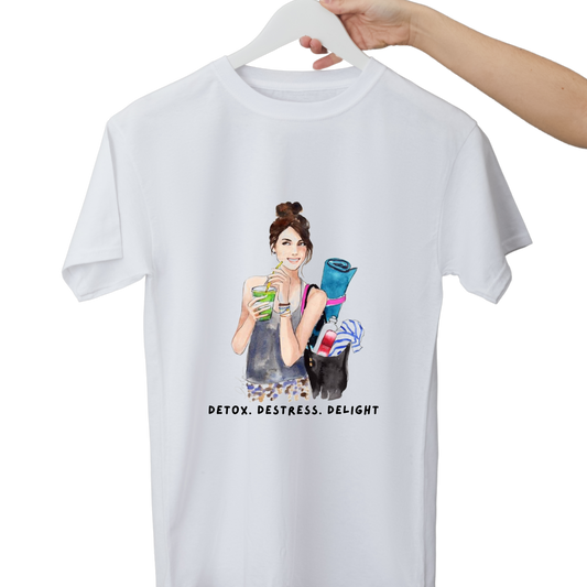 Women Printed Cotton T Shirt | Round Neck | Half Sleeves| 100% Cotton | Regular Fit T-Shirt | Teen | Teen Vibes