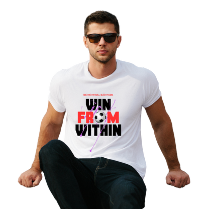 Men’s Printed Cotton T Shirt | Foot Ball |Round Neck | Half Sleeves|100% Cotton | Regular Fit T-Shirt | Teens | Teen Vibes