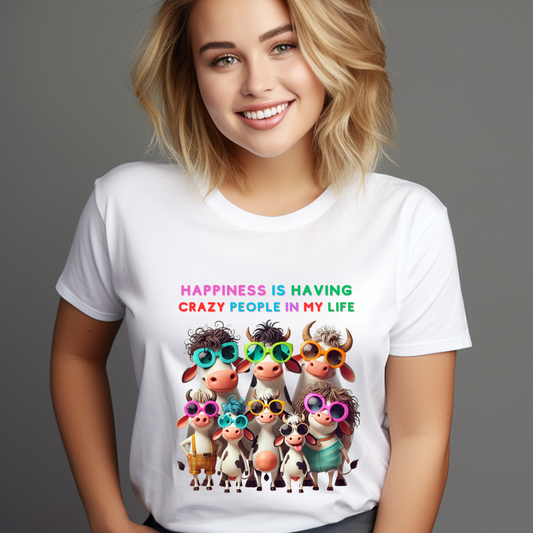 Women Printed Cotton T Shirt | Round Neck | Half Sleeves| 100% Cotton | Regular Fit T-Shirt | Teen | Teen Vibes