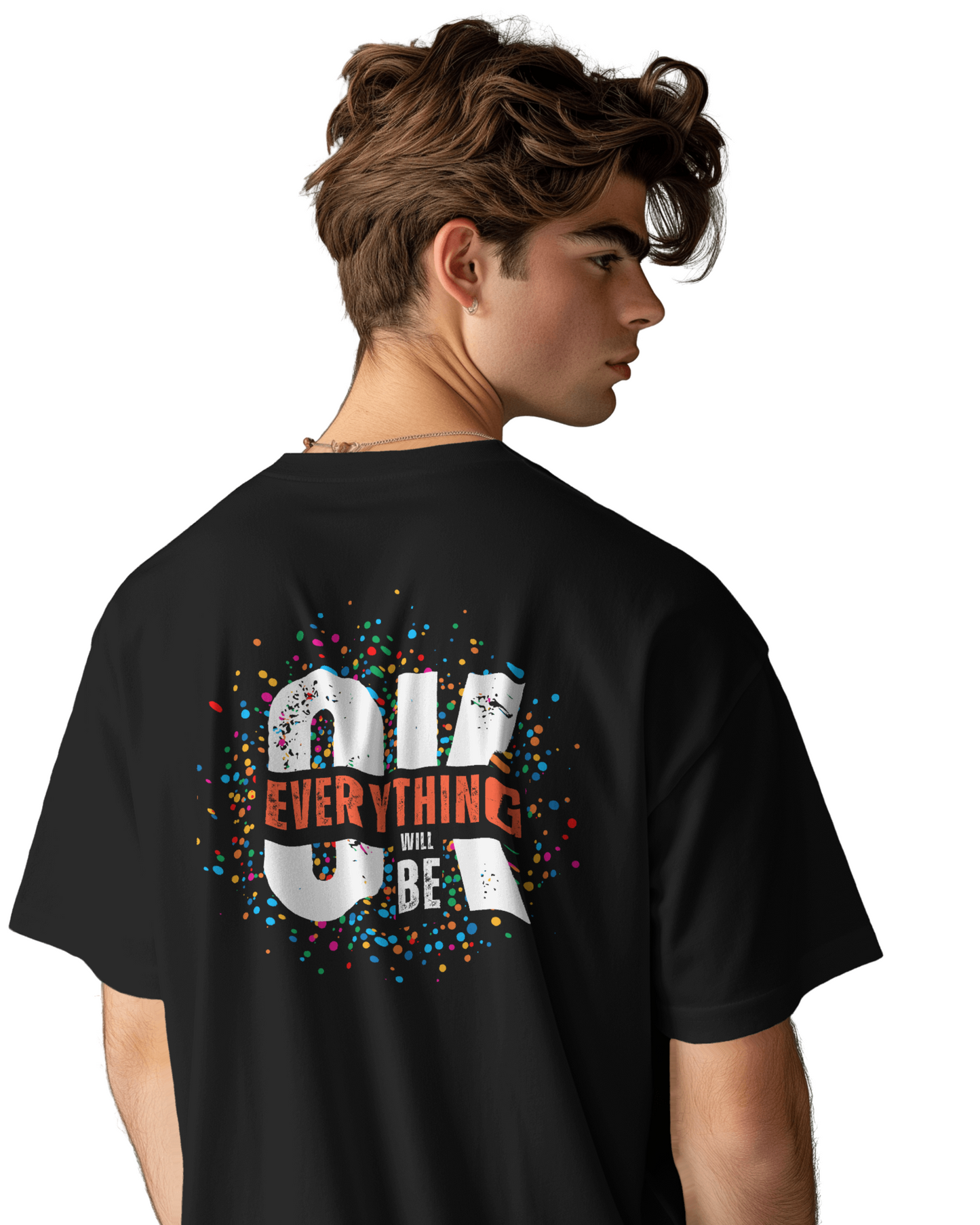 Oversize | Unisex Printed Cotton T Shirt | Round Neck | Half Sleeves|100% Cotton | Women | Men | Teen | Teen Vibes