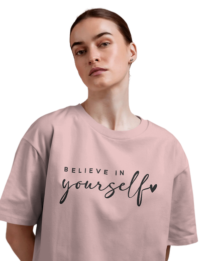 Women Oversize Tee | Printed | 100% Cotton T Shirt | Round Neck | Half Sleeves| Designed by NEOX | Vibrant Colors