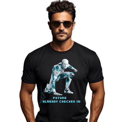Men’s Printed Cotton T Shirt | Futuristic |Round Neck | Half Sleeves|100% Cotton | Regular Fit T-Shirt | Teens | Teen Vibes