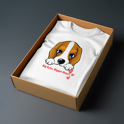 Unisex Printed Cotton T Shirt | Dog Lovers | Round Neck | Half Sleeves|100% Cotton Regular Fit T-Shirt | Women | Men |