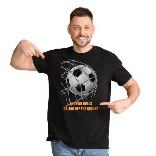 Men’s Printed Cotton T Shirt | Foot Ball | Round Neck | Half Sleeves|100% Cotton | Regular Fit T-Shirt | Teens | Teen Vibes
