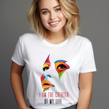 Women Printed Cotton T Shirt | Round Neck | Half Sleeves| 100% Cotton | Regular Fit T-Shirt | Teen | Teen Vibes