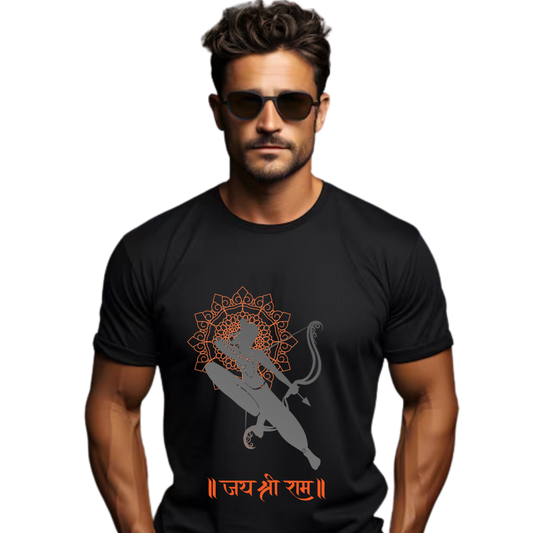 Unisex Printed Cotton T Shirt | Aastha | Trust | Belief | Round Neck | Half Sleeves|100% Cotton Regular Fit T-Shirt | Women | Men | Teen | Teen Vibes