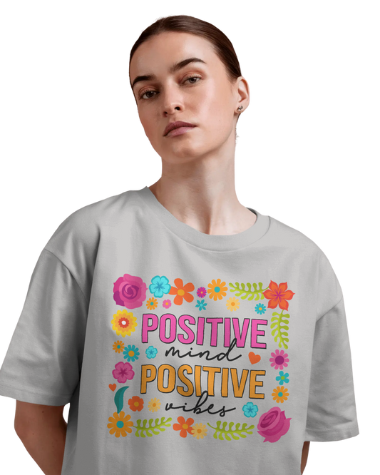 Women Oversize Tee | Printed | 100% Cotton T Shirt | Round Neck | Half Sleeves| Designed by NEOX | Vibrant Colors