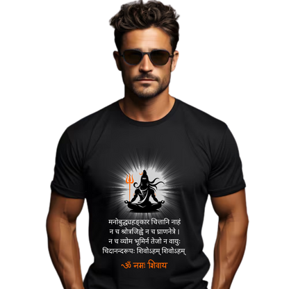 Unisex Printed Cotton T Shirt | Aastha | Trust | Belief | Round Neck | Half Sleeves|100% Cotton Regular Fit T-Shirt | Women | Men | Teen | Teen Vibes
