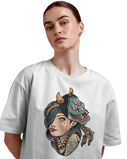 Women Oversize Tee |Street wear | Casual Wear | 100% Cotton T Shirt | Round Neck | Half Sleeves| Vibrant Colors