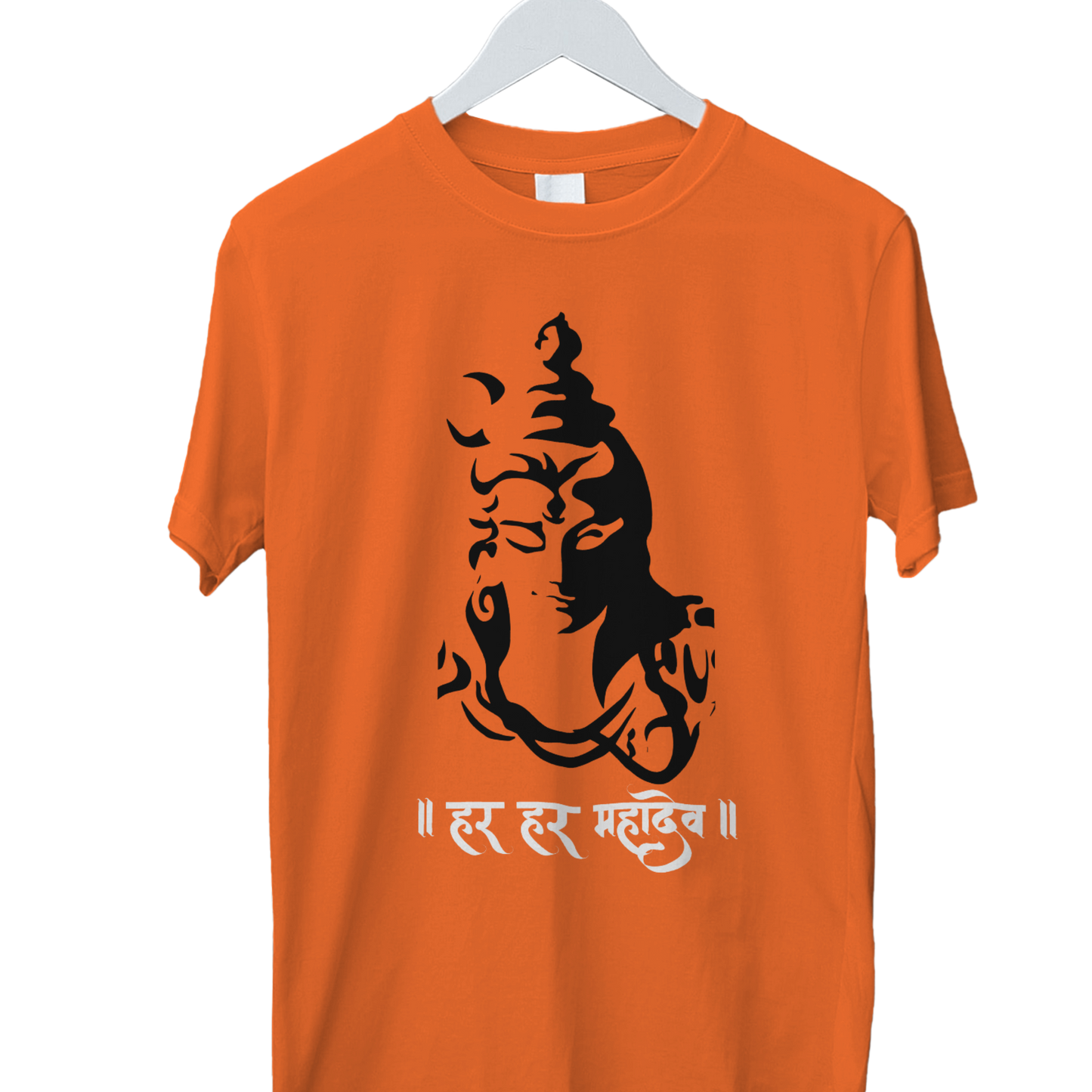 Unisex Printed Cotton T Shirt | Aastha | Round Neck | Half Sleeves|100% Cotton Regular Fit T-Shirt | Women | Men |