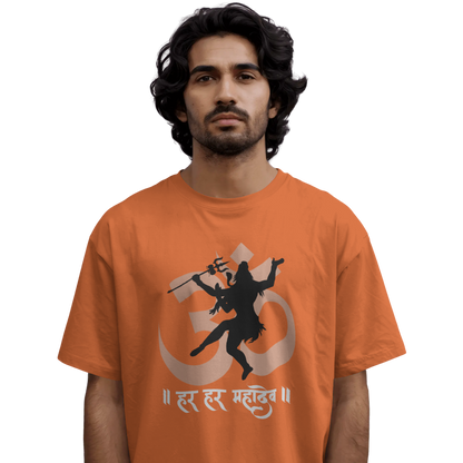 Unisex Printed Cotton T Shirt | Aastha | Round Neck | Half Sleeves|100% Cotton Regular Fit T-Shirt | Women | Men |