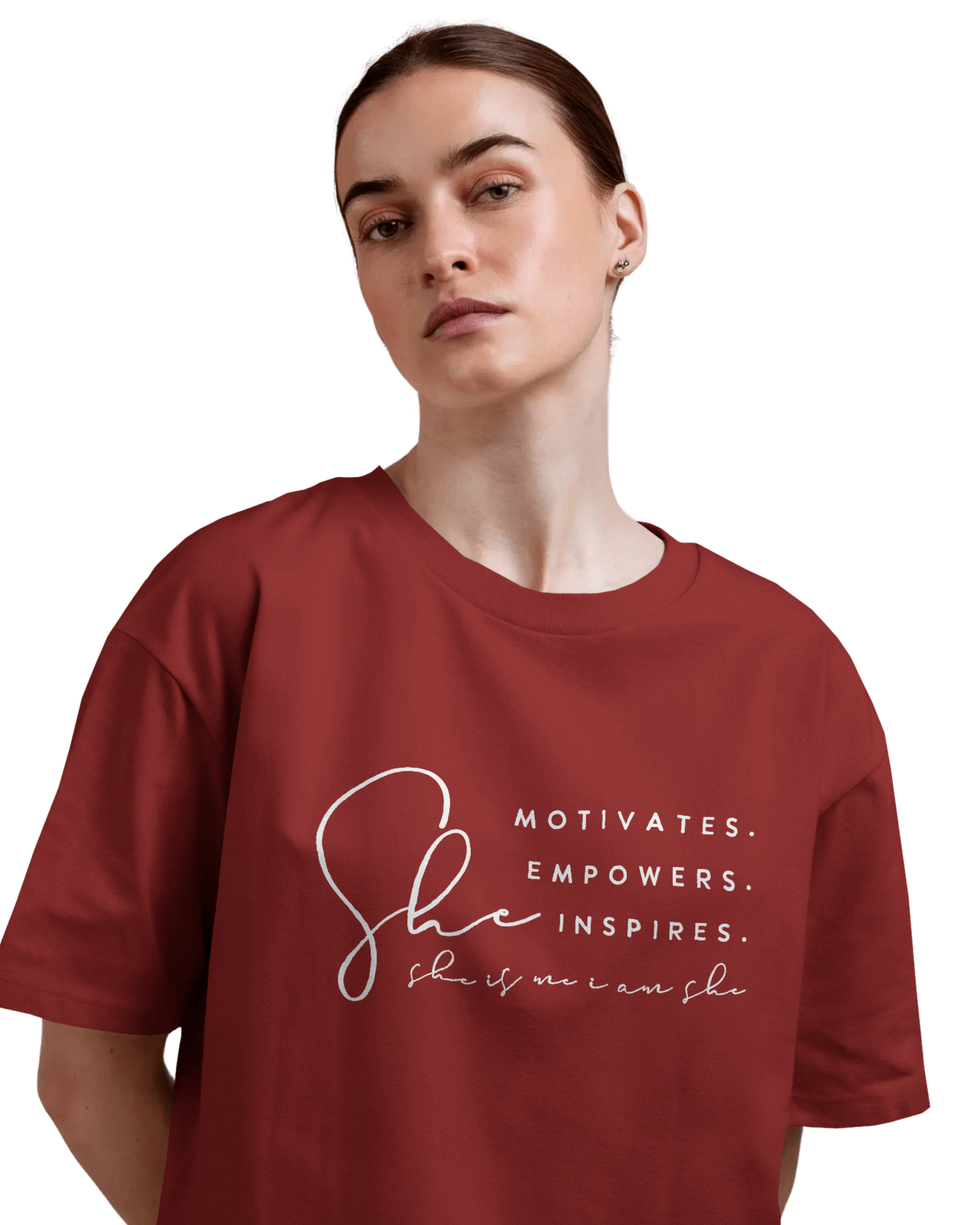 Women Oversize Tee | Printed | 100% Cotton T Shirt | Round Neck | Half Sleeves| Designed by NEOX | Vibrant Colors